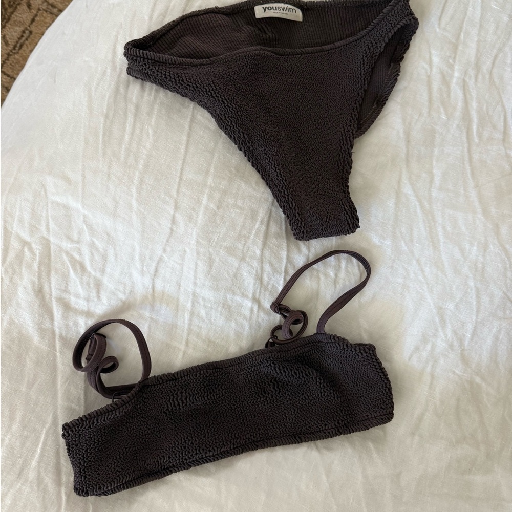 You Swim Brown Bikini Set